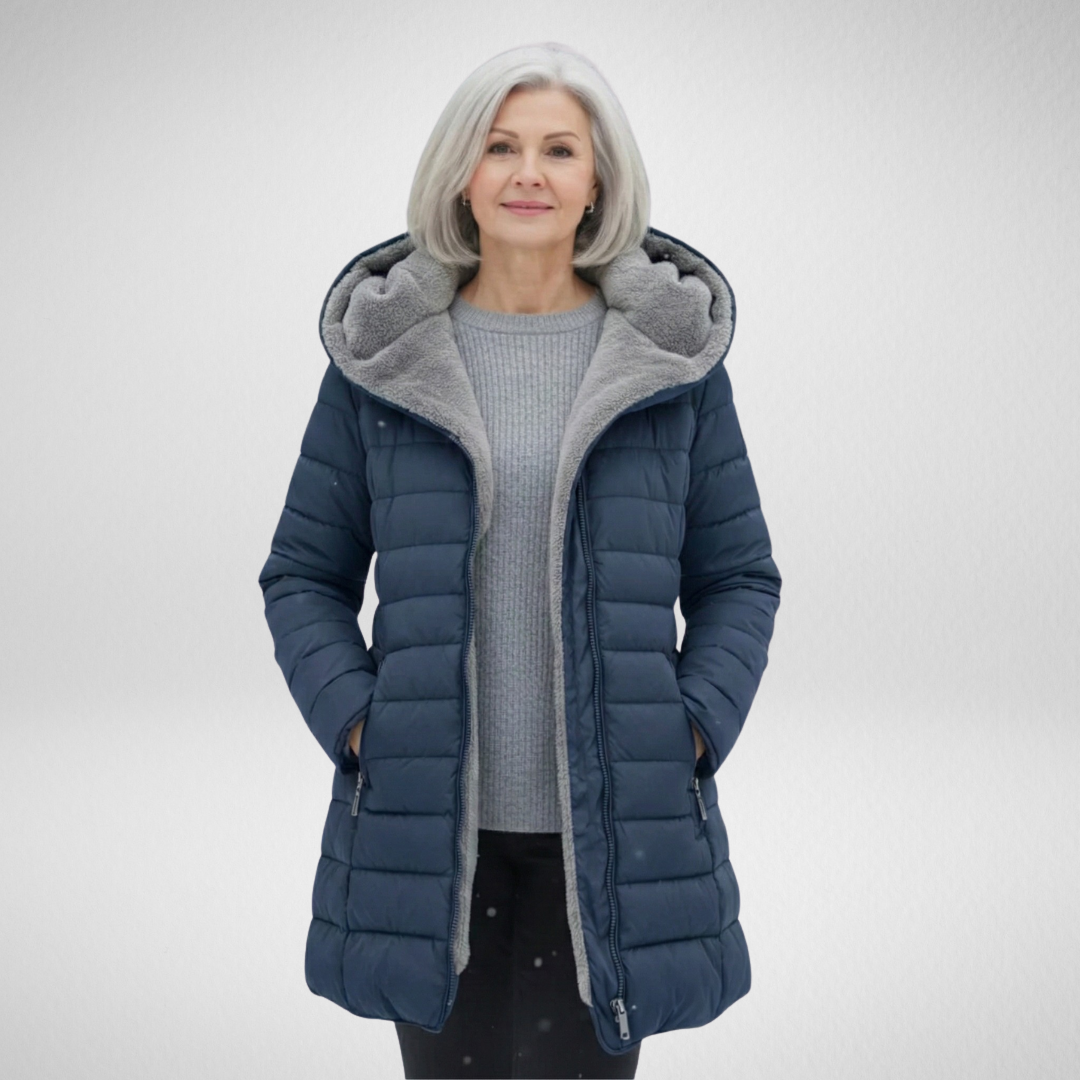 Adéla | Zimní bunda s hřejivou kapucí