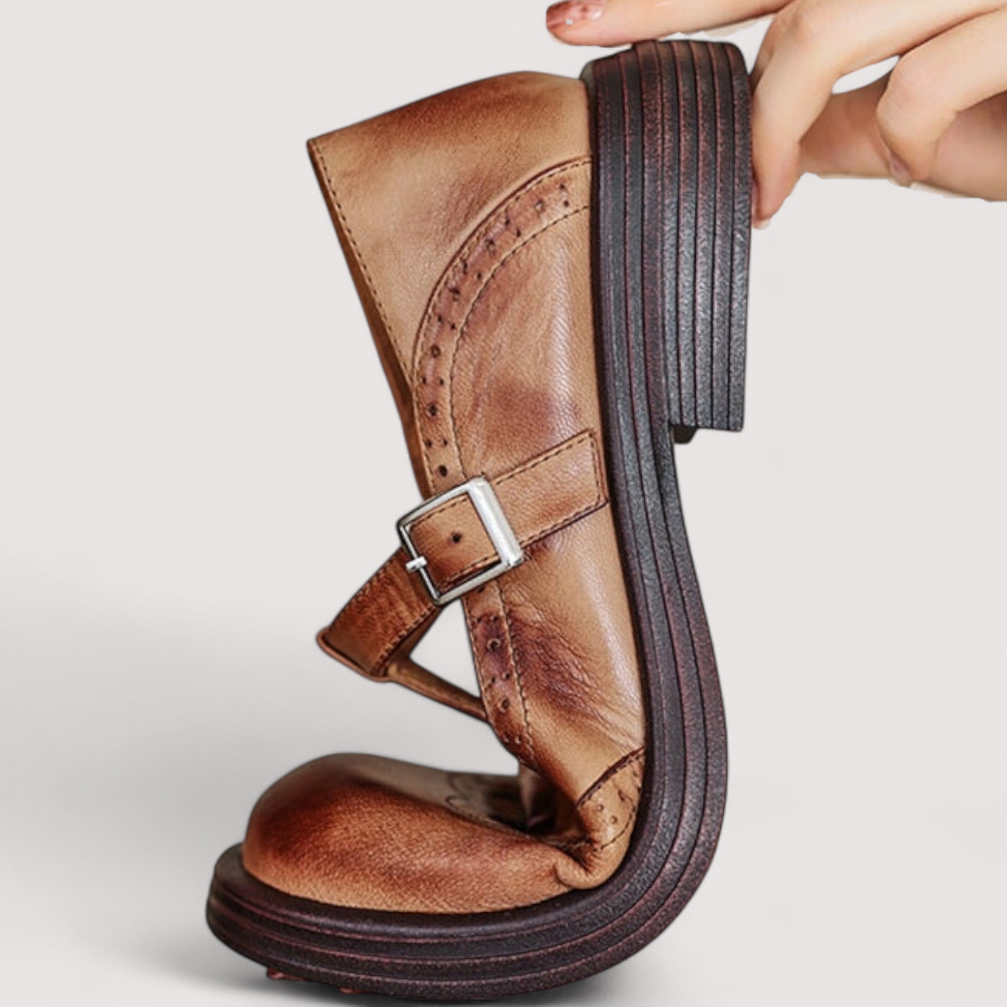 Marie | Elegantní kožené Mary Janes